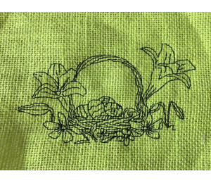 Stickdatei - Ostermorgen 3 Doodle